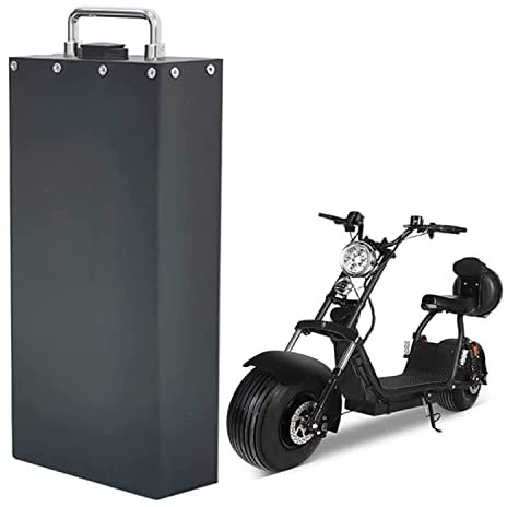 ZHIKAN Lithium-Ionen Akku E-Scooter 60V 15AH/60V 18AH/60V 20AH E-Bike Fahrrad Pedelec Akku mit BMS und Ladegerät (60V 18AH)