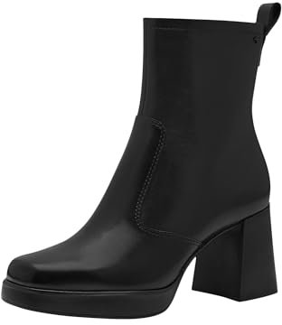 Tamaris Damen Stiefel - 1-25360-43 003 40 BLACK LEATHER