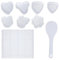 Moule à Sushi Triangulaire,9 Pièces Antiadhésive Moule à Boule De Riz Onigiri Moule Outils pour Sushi Fabricant D'Onigiri pour Bento, DIY Cuisine Maison, Camping