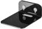 dijiusidy Support de routeur mural lecteur DVD TV boîte de rangement bureau hôtel salon poinçon gratuit caméra organisateur étagère, Le noir, S
