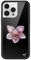 Wildflower Cases - Orchid, Compatible with Apple iPhone 14 Pro Max | Floral, Black, Purple, Minimalist, Cute, Trendy - Protective Black Bumper, 4ft Drop Test Certified, Women Owned Small Business