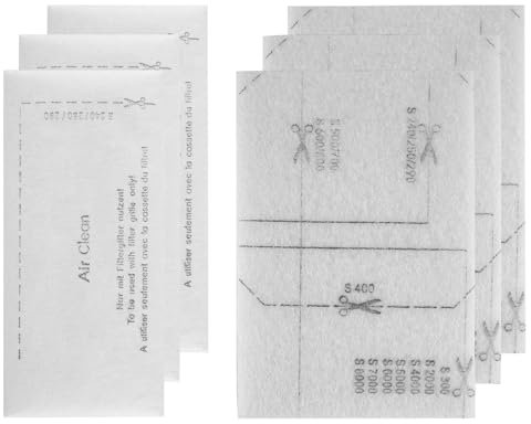 6 Piezas Filtro de aspiradora para Miele,Filtro de Protección Motor, Filtros de Aspiradora, Compatibles con Aspiradoras Miele Complete C1/2/3, S200-S899, S2000-S8999 Serie