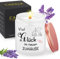 MOTONG Geschenk zum Einzug, 200g Lavendel Aroma Kerze 30-38 Stunden Brenndauer Einzugsgeschenke Wohnung Herzlichen Glückwunsch zur Einweihungsgeschenk Wohnung, ins Haus Kerzen Geschenk