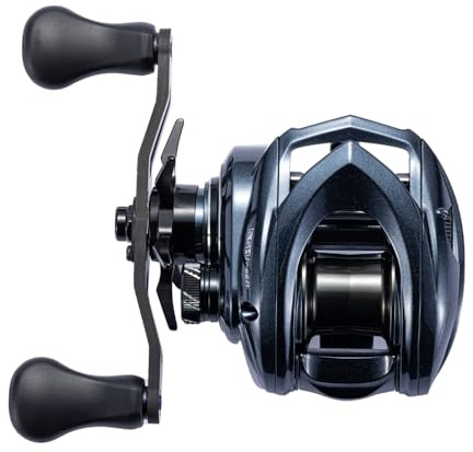 ASHMOON Baitcast-Rolle, 12 + 1BB Legierung, ultraleichte Baitcast-Rolle, super glatt mit 6,8 kg Kohlefaser-Zugkraft, 5,4–7,1 Übersetzung, niedriges Profil für Barsch-, Meer- und Süßwasserangeln