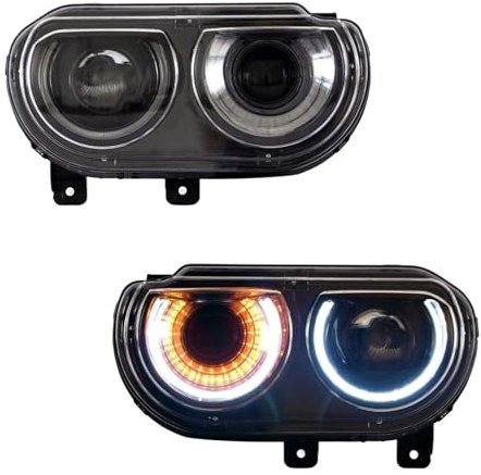 LED-Scheinwerfer, DRL, Blinker, Frontleuchte, Autozubehör, kompatibel mit 2008–2014 Dodge Challenger
