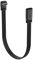 YACSEJAO 90 Degree USB C Extension Cable 15cm/0.5ft Type C Flat Data Cable USB C 2.0 Male to Female Extension Short Cable for Data Transfer and Charging (Right Angle)