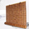Geovne Natürliche Bambusrollo,Handgewebte Reed Vorhang,Rollo Bambus,Sonnenschutz Hebefensterläden,Anti-UV-Schilf Vorhang,Carbonization Bambusrollos,für Innen/Außen/Garten (110x150cm/43x59in)