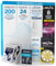 8 Piles pour Appareils Auditifs Taille 10 PR70 Jaune + 200 Lingettes Nettoyantes Udiclean + Spray Nettoyant avec Brosse Intégrée Udinett 100ml + 24 Filtres de Cérumen CeruCare - Kit Advanced Clean