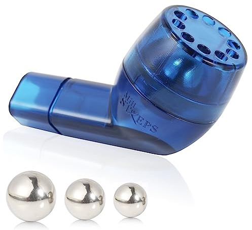 MillSTEPS Appareil d'exercice respiratoire pour Les poumons, l'expansion pulmonaire et Le Dispositif de soulagement du mu-cus (Bleu)
