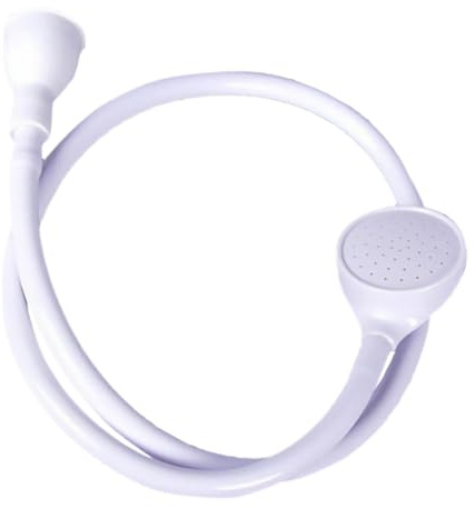 Hemobllo Douchette De Robinet Pour Lavage De Cheveux Et Animaux, Flexible De Bain à Main En Plastique Solide, Compatible Robinet Standard, Utilisation Pour Salon De Coiffure Et Domicile,