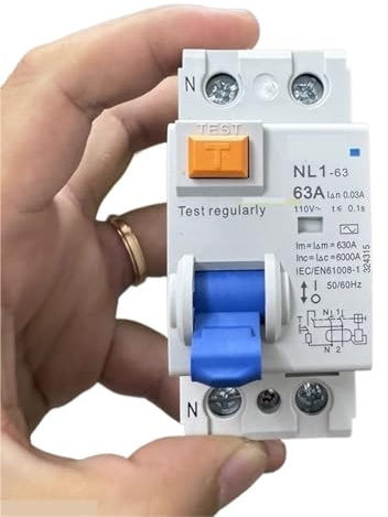 Disjoncteur bipolaire 110 V NL1-63 25 A, 40 A, 63 A(63A)
