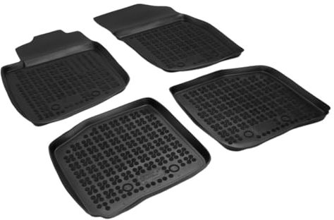 AZUGA Hohe Gummi Fußmatten passend für Volvo S40 ab 1996-3/2004 & V40 ab 1996-5/2004 AZ10300073 Automatten