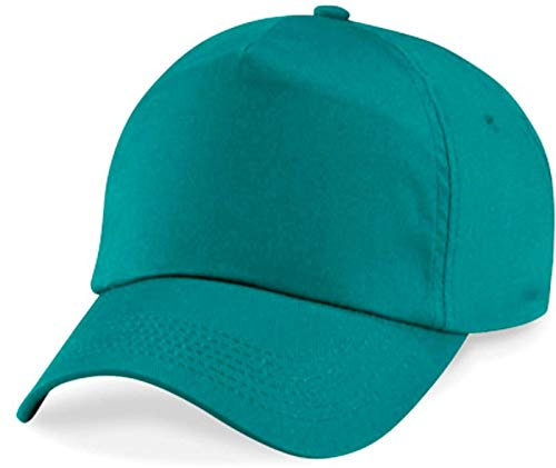 Shirtinstyle Basecap Cap 5 Panel Cap Verschluss Klettverschluss Größe Unisex, Farbe Emerald