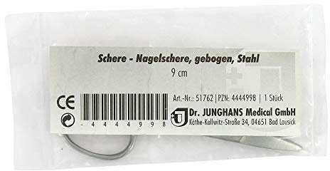 NAGELSCHERE 9 cm gebogen 1 St