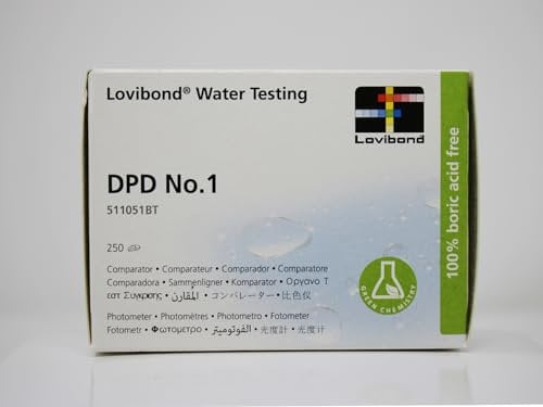 Certikin Lovibond DPD No 1 Free Chlorine Tablets - 250 (250 Stück, Mehrfarbig)