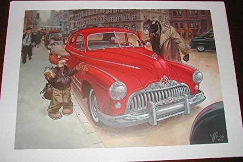 Guarnido Poster Blacksad, 50 x 70 cm, Rot