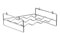 Premier 4 Bottle Wine Rack, Chrome, Wire, Silver, 34 x 36 x 11 cm