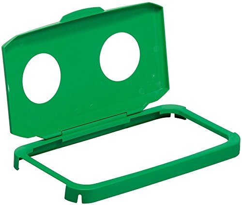 Durable Klappdeckel mit runden Öffnungen für Durabin Abfalleimer 60 Liter, grün, 1800501020