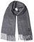 Mitos Natural Elegance Hipster Schal aus 100% Wolle Alpaka, eleganter Winterschal, Wollschal aus feiner 100% Alpaka Wolle, weich, warm, pures elegantes Naturhaar unisex, natur, Grau,