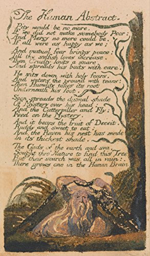 William Blake - The Human Abstract - Extra Large - Semi Gloss Print