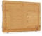 GloryTec® 2-in1 Schneidebrett groß auf 100% Bambus-Holz mit XXL Saftrille, 40x30 cm und 2cm stark, mit Standfüßen zum hygienischen Abtropfen, Schneidbrett f. Küche, Antibaktierelles Bambus-Holzbrett