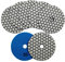 SHDIATOOL 7 dischi diamantati di lucidatura 4 pollici/100 mm a secco diamante lucidatura pastiglie per marmo granito pietra calcestruzzo (#50)