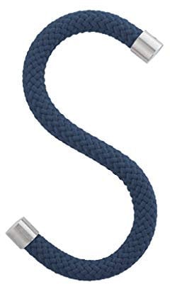 Peppermint Products Loop Hook | Textil-S-KLEIDERHAKEN aus Seil | 5er Set (Blau)
