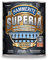 Hammerite Superia Esmalte antioxidante al agua, Liso efecto Forja, Color Gris, 750 ml