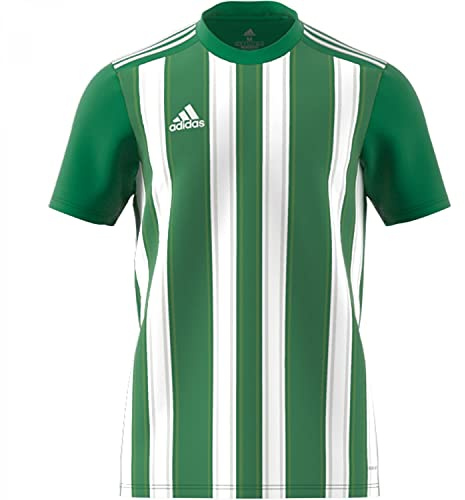 Adidas Hombre Jersey (Short Sleeve) Camiseta Striped 21, Team Green/White, H35644, M