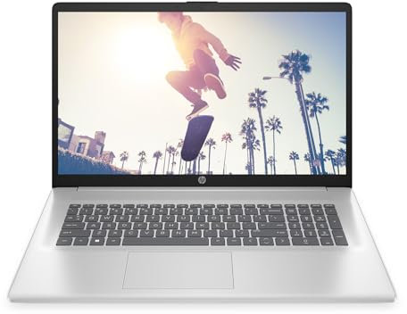 HP 17 - Silber - 17,3 FHD - Core i5 1235U - RAM: 64GB - SSD: 1000GB - Windows 11 Pro - Office 2021 Pro #mit Funkmaus +Notebooktasche