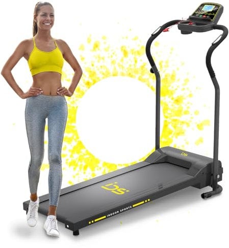 IDS G10 PRO Tapis Roulant Elettrico Pieghevole, Brand ITALIANO, 10 km/h, Salvaspazio, 12 Programmi, Display LCD Multifunzione, Facile da Usare e da Movimentare, Ruote, Garanzia e Assistenza ITALIA