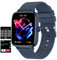 Gesundheitsuhr Smartwatch Herren Android Jungen Fitnessuhr mit Whatsapp Funktion Fittnessarmbanduhr Männer Kinder Sportuhr Fitness Tracker Schrittzähler Pulsuhren Laufuhr Digital Armbanduhr Uhr Blau