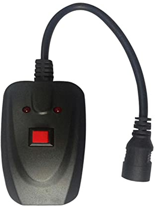 LOVIVER Tragbare Nebelmaschine Kabelfernbedienung 3 Pins 25cm Kabellänge Controller für Fog Mister Fog Machine Zubehör