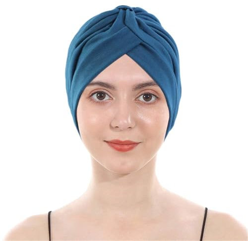 YEHUDAF LEE Turbane für Damen–Elastische Kopftücher Chemo/Bandana Damen–Bequeme Kopfbedeckung(Mehrfarbig) (DE/NL/SE/PL, Alphanumerisch, Einheitsgröße, 3)