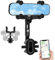 Sweetone Soporte para Teléfono con Espejo Retrovisor, 360 Giratorio y Retráctil Soporte Movil Coche, Universal Soporte Teléfono Coche, Porta Movil Coche para Todos los Smartphones