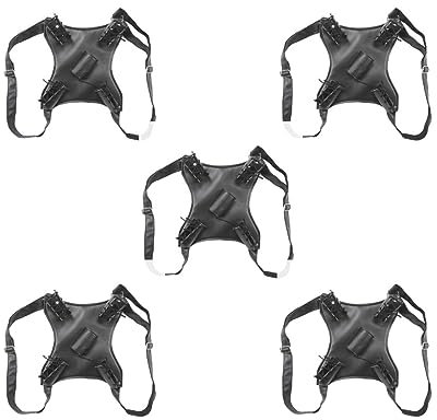 5 set PU Leder Doppel Schwerter Scheide Scheide Halter für Cosplay Kostüm, Stil 2