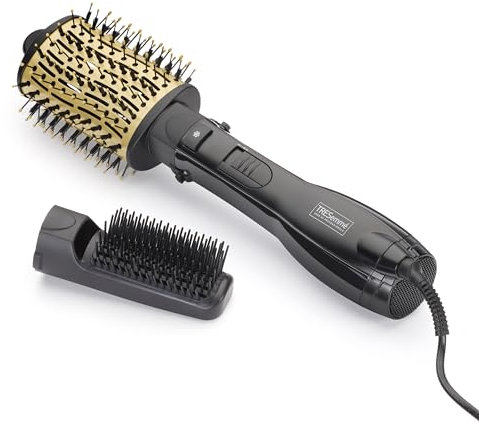 TRESemme 2 in 1 Hair Dryer Brush, Airstyler for Bouncy Blowout Styles, Oval Brush for Volume, Ionic for Smooth Results