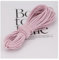Yurosiay Gummikordel 10m×2.5mm Elastische Kordel Bunt Gummiband Rund Elastisch Schnur Gummischnur zum Nähen Elastischer Faden für Kleidung Haushalt Basteln Schaukeln Schnürsenkel Rosa
