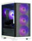 Zalman M4 ARGB Gaming PC Case - 4 ventole RGB indirizzabili da 120 mm preinstallate, pannello laterale in vetro temperato con porta a battente, mini Tower (Micro ATX, Mini-ITX), bianco