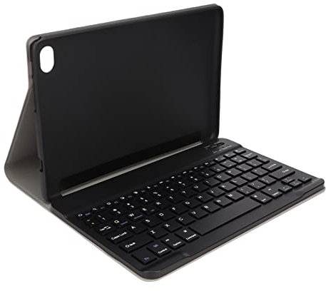 ASHATA Étui pour Clavier pour TECLAST M40PLUS/P40HD/P30S, Clavier Bluetooth Portable Mince et Détachable avec Housse de Protection en Cuir PU