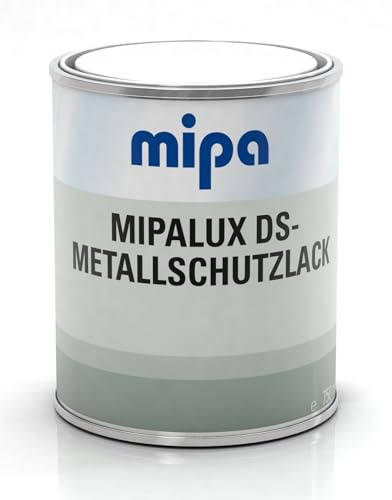 Mipalux DS Metallschutzlack seidenglänzend – Korrosionsschutz für innen & außen – für Eisen, Stahl, Zink, Alu & Hart-PVC – DB 701, 750 ml