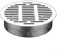 Hasaller Rejilla de drenaje de suelo de acero inoxidable con diseño hueco grande, se adapta a tubos de drenaje de 50 mm a 200 mm, fácil instalación para desagües exteriores e interiores (200 mm)