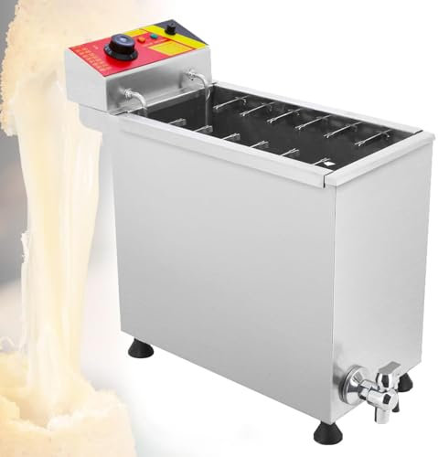 Oiyekntd Käse-Hot-Dog-Sticks-Bratmaschine 25L Große Kapazität Kommerzielle Hot Dog Maker Maschine Corn Dog Fritteuse Maschine für Küche Restaurant Snack Bar Kantine Hause