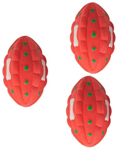 Sosoport 3st Hundespielzeug Lustiges Kauspielzeug Interaktives Welpenspielzeug Dehnbar Hunde Klingen Spielzeug Outdoor-zubehör Tiere Spielzeug Wasser Holen Trp Emulsion Haustierzubehör Rot