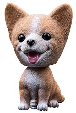 Zuasdvnk Wackeldackel Hund Harz Wackelkopf Welpe Figur Auto Armaturenbrett Dekoration