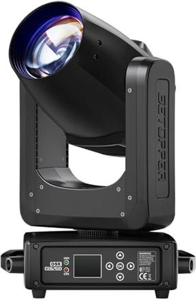 BETOPPER 260 W Bühnenlicht DJ Moving Head 12-Kanal DMX 8-Facetten-Prisma 10 GOBO 11 Farbscheinwerfer Professioneller Sound/Master-Slave für Bühne, Hochzeit, Kirchenveranstaltung, Nachtclub, 1 Packung