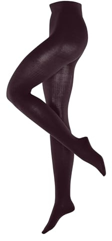 Burlington Damen Rib Couture Strumpfhose Wolle atmungsaktiv