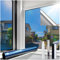 Lifetree One Way Window Film with 3 Tool, Reflective Mirror Window Film Privacy Self Adhesive, Anti Glare UV Sun Blocker Window Tint Film Home, Blue 44.5x300cm