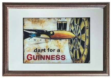 Laurie's Pub and Bar Accessories Dartpfeile für einen kleinen Guinness-Spiegel