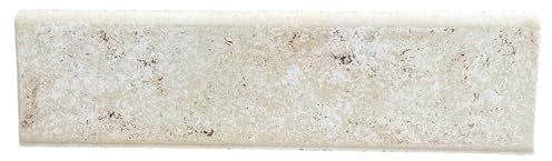 Battiscopa effetto travertino rustico 8 x30 cm spessore 0, 7 mm 1' scelta made in Italy, prezzo riferito a 1 pz